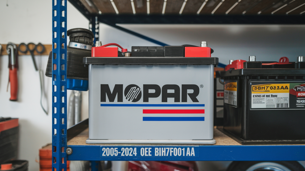 New Genuine Mopar Battery Storage 2005-2024 OE BBH7F001AA Spec