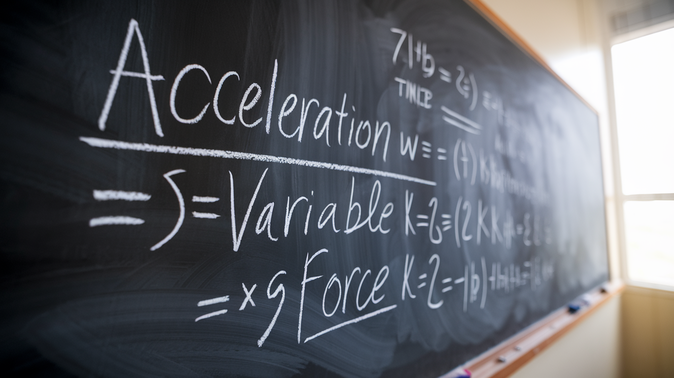 Acceleration with Variable Force Equation