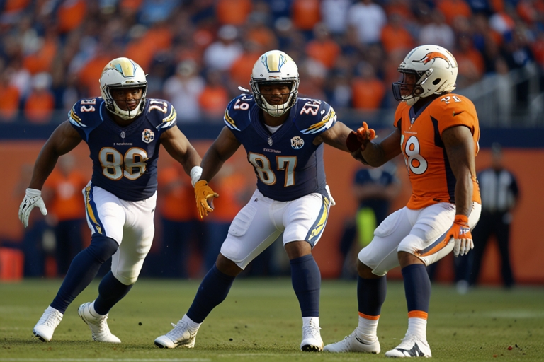 Chargers vs Denver Broncos Match Player Stats