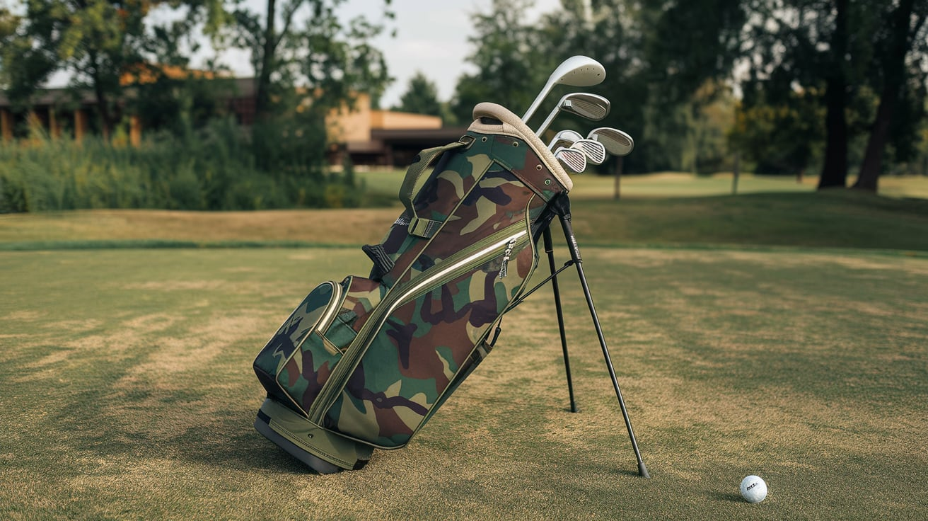 ﻿Camo Golf Bag